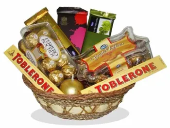 Assorted Chocolate Lover Basket 11  Send to Manila Philippines