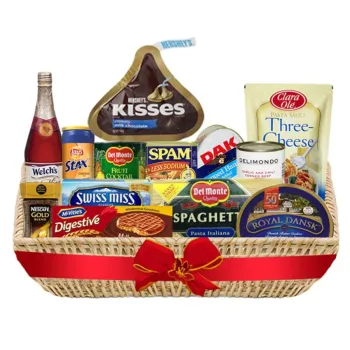 Christmas Basket - Christmas Feast Deluxe Basket